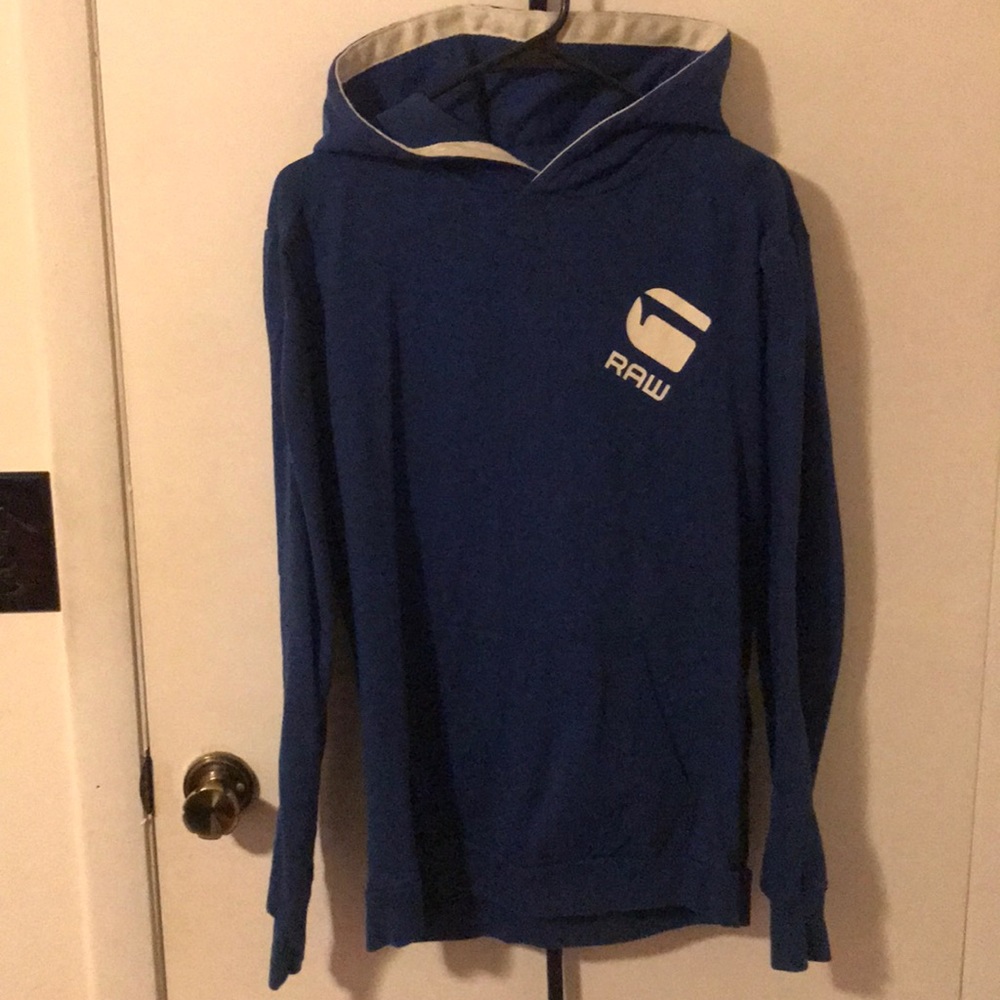 G STAR RAW Blue Medium Hoodie (Men’s)